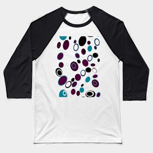 Bubbles pattern Baseball T-Shirt